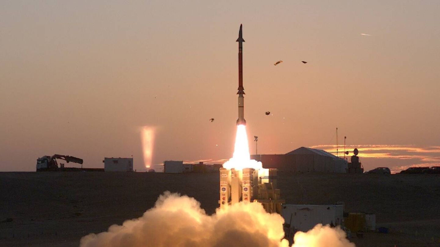 Lanzamiento de un misil Stunner del sistema David-Sling. (US Missile Defense Agency)
