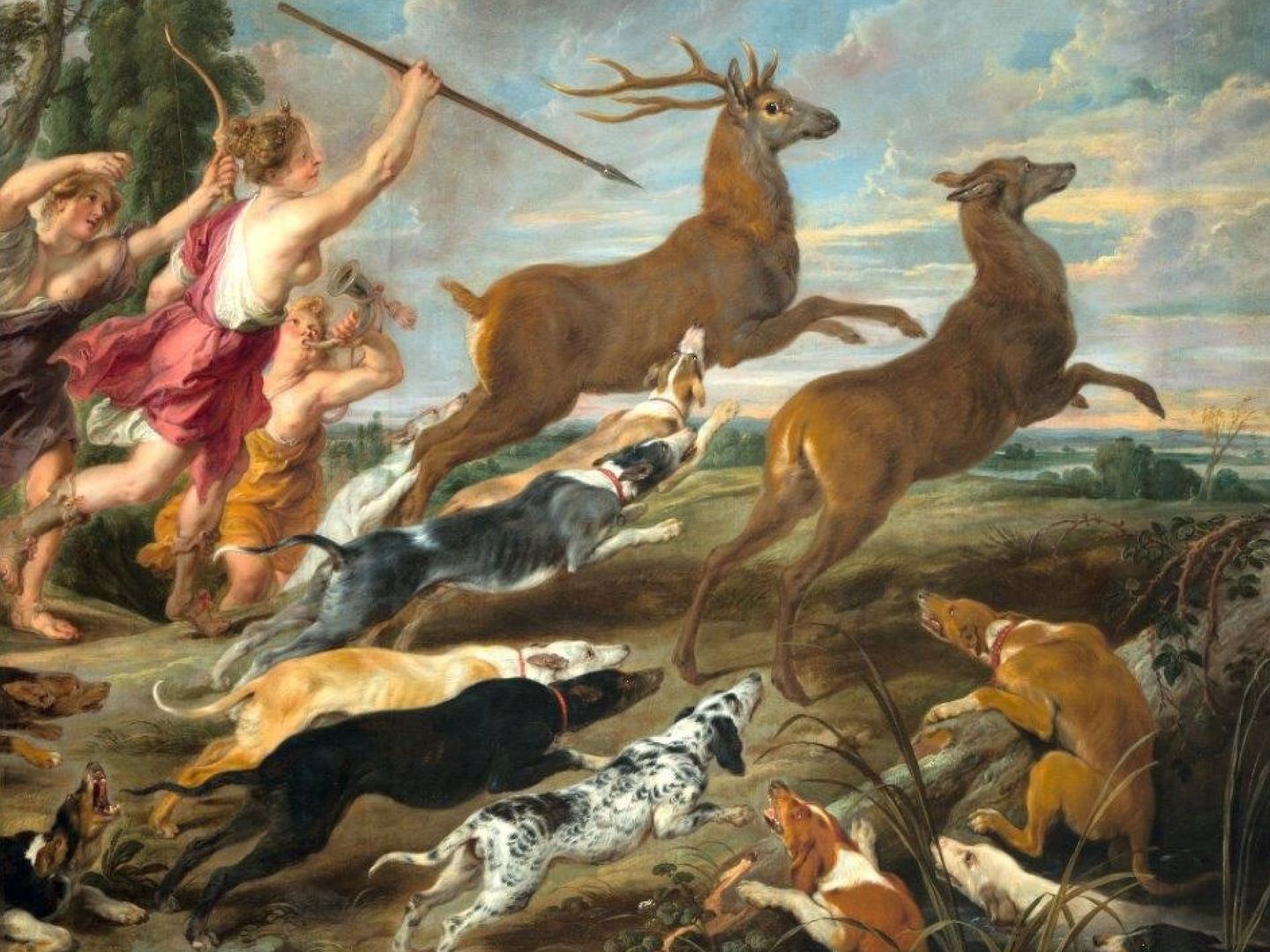 'Diana y ninfas cazando ciervos', de Rubens, es una de las piezas más codiciadas de Bafra. (EFE)