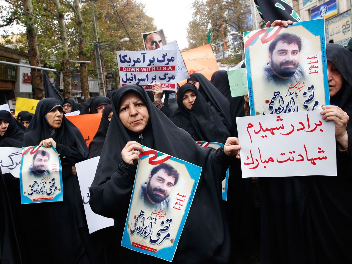 Foto: Protestas en Irán. (EFE)