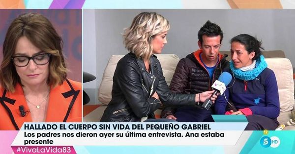 Foto: Toñi Moreno, desolada tras el trágico desenlace de Gabriel.