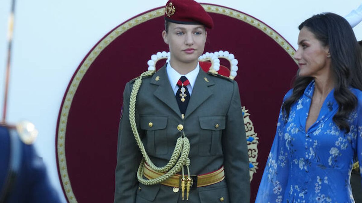 Leonor regresa al desfile militar del 12 de octubre con el uniforme de gala del Ejército de Tierra