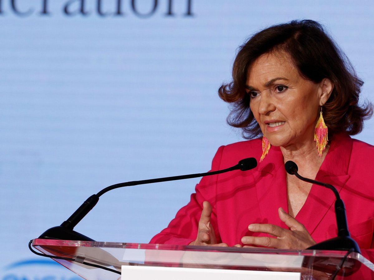 Foto: La vicepresidenta primera del Gobierno, Carmen Calvo. (EFE)