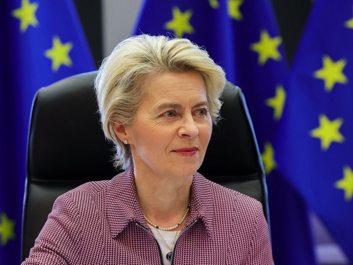 Foto: La presidenta de la Comisión Europea, Ursula von der Leyen. (EFE/EPA/Olivier Matthys)