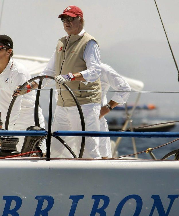 Foto: El Rey Juan Carlos en la regata Breitling de vela en Mallorca (Efe)
