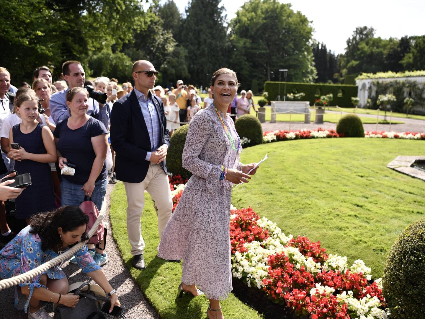 La princesa Victoria, la semana pasada en Solliden el día de su cumpleaños. (Cordon Press)