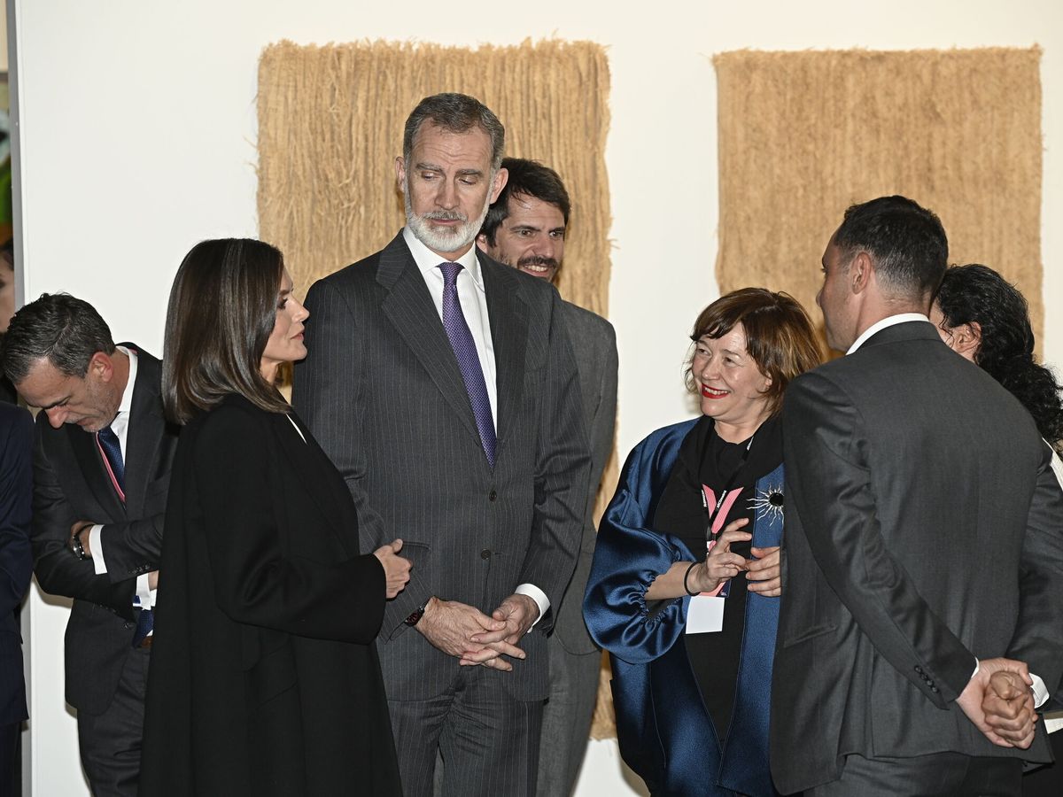 Foto: Los Reyes inauguran la 43ª edición de ARCO en Ifema. (Europa Press)