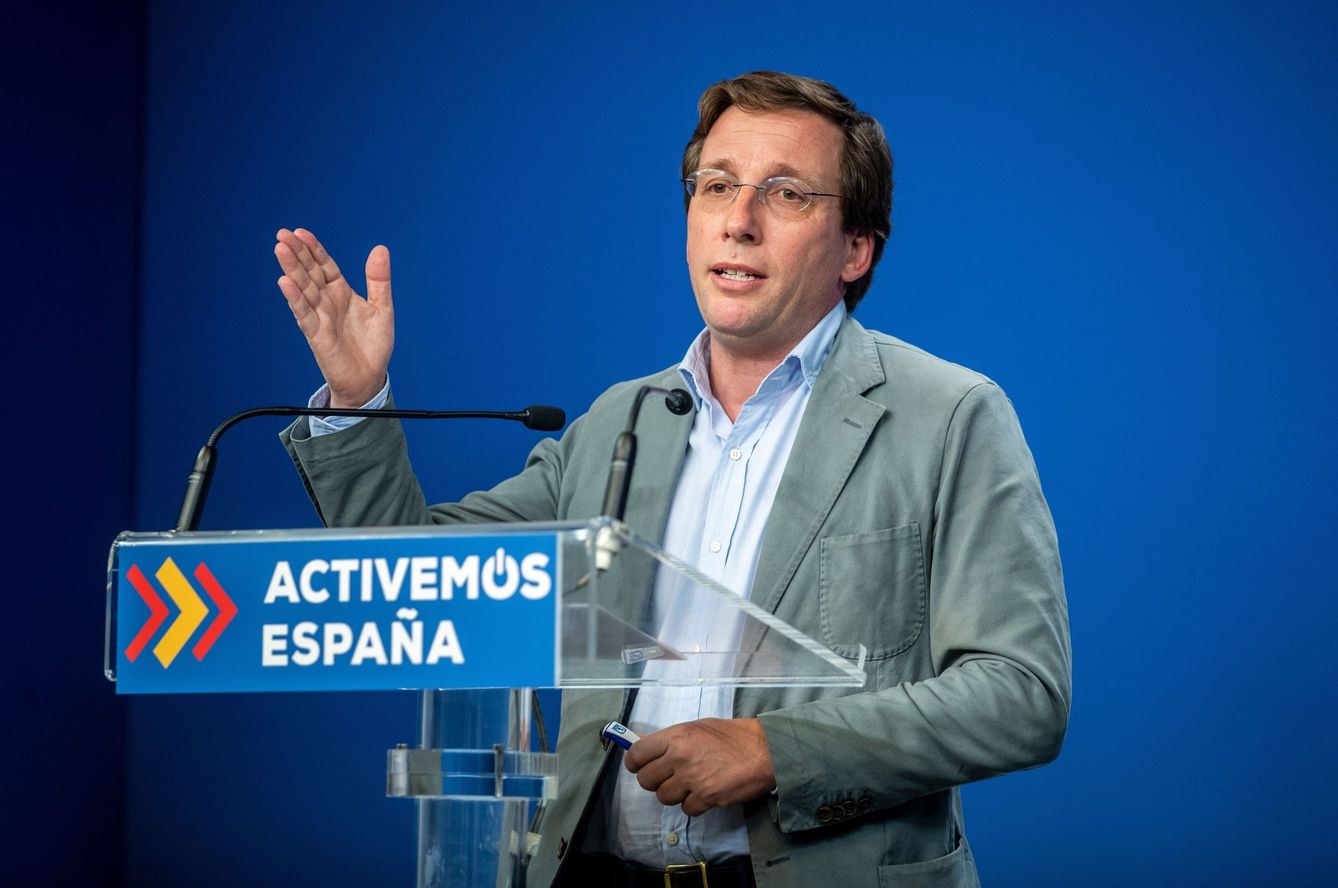 El portavoz nacional del PP, José Luis Martínez-Almeida. (EFE)
