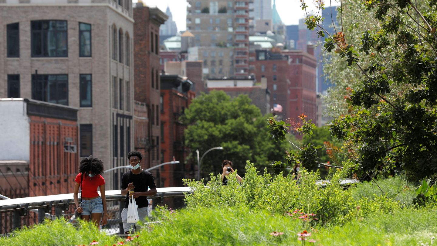 Vista del High Line Park de Nueva York. (Reuters/Mike Segar)