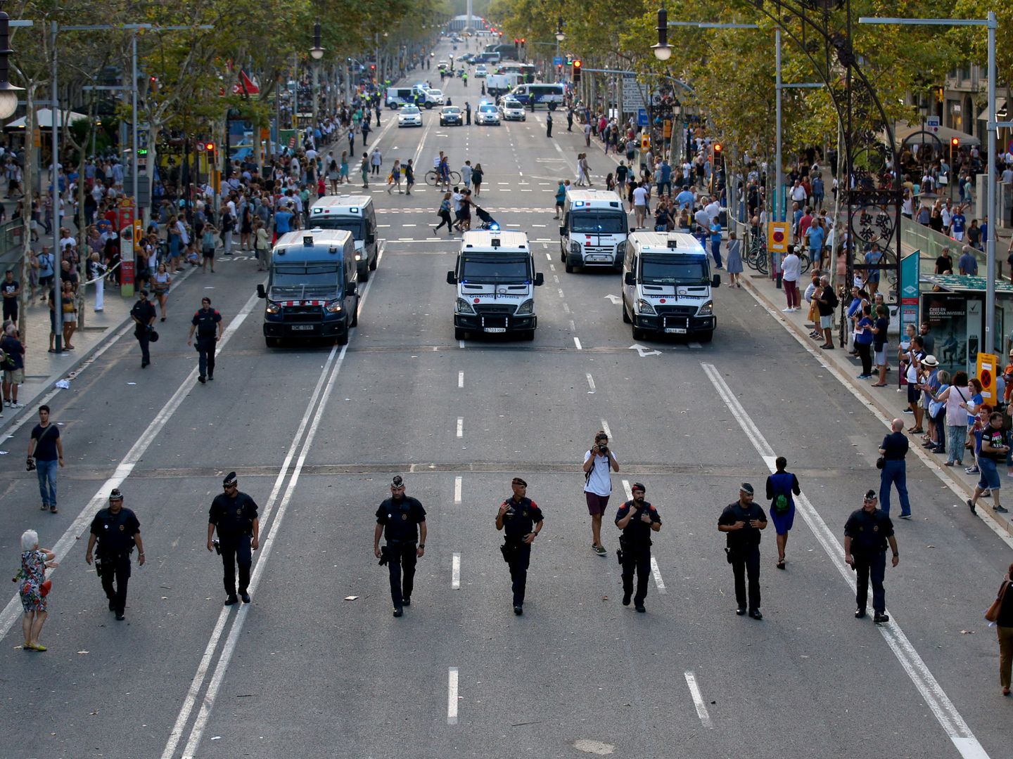 Manifestación por los atentados de Barcelona y Cambrils. (Reuters)