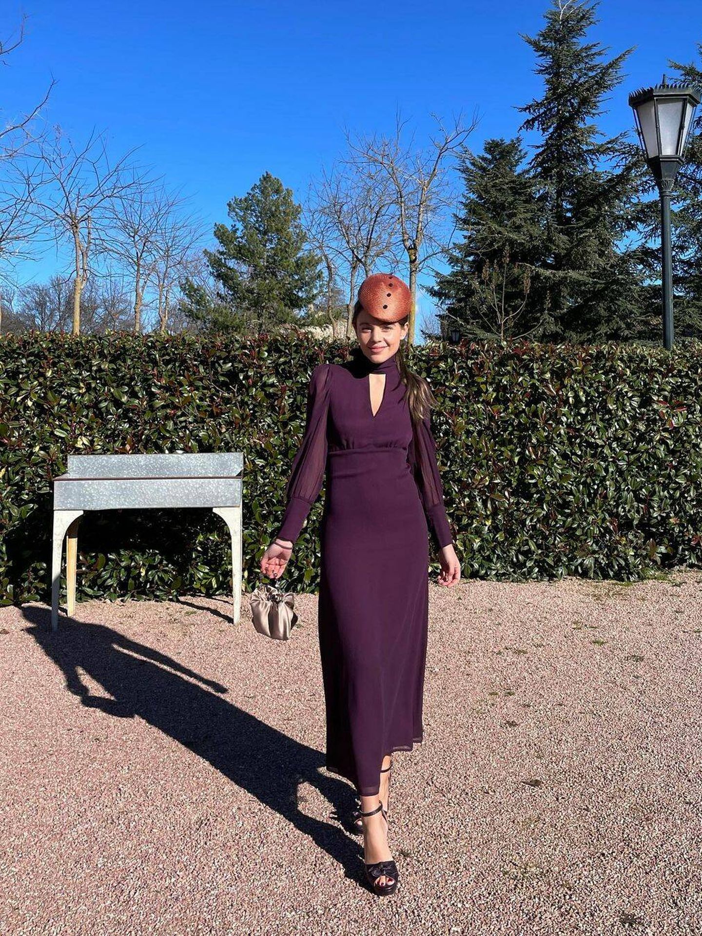Isabel Hernáez, en una boda. (Instagram/@isahernaez)