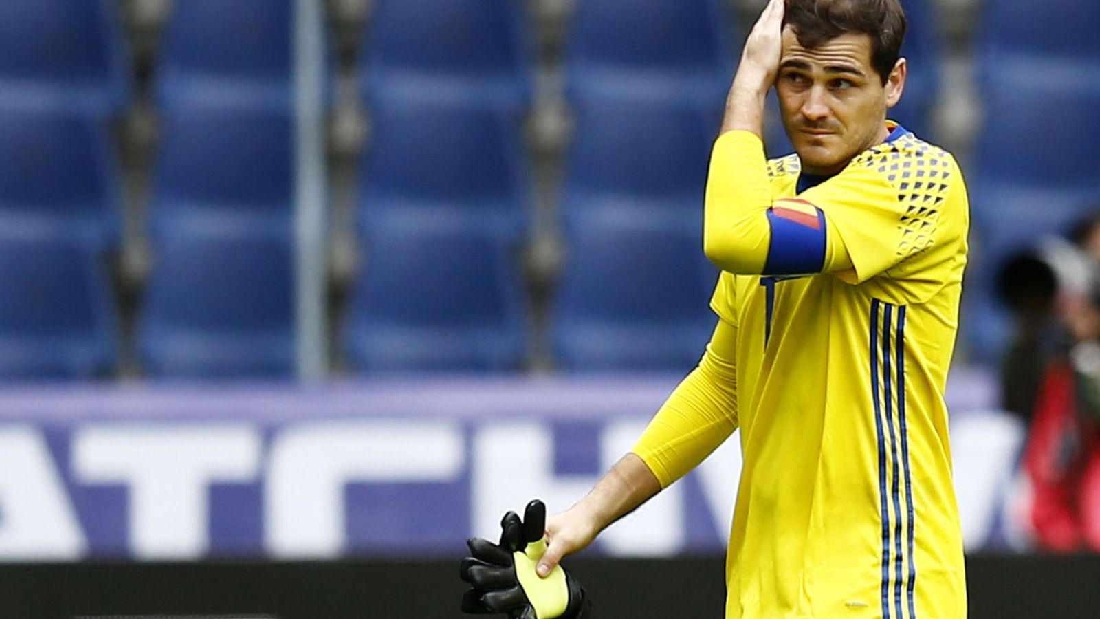 Foto: Casillas sigue sumando internacionalidades. (Reuters/Leonhard Foeger).