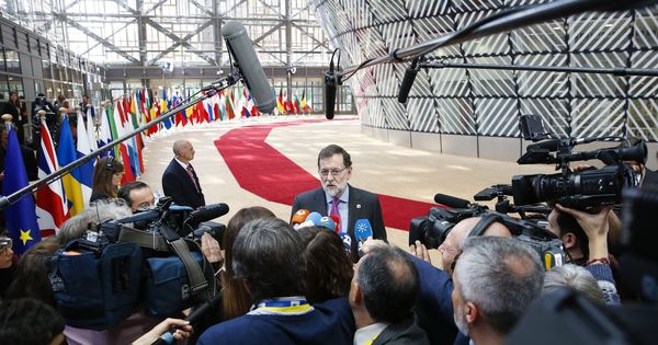 Foto: El presidente del Gobierno, Mariano Rajoy, este sábado en Bruselas. (EFE)