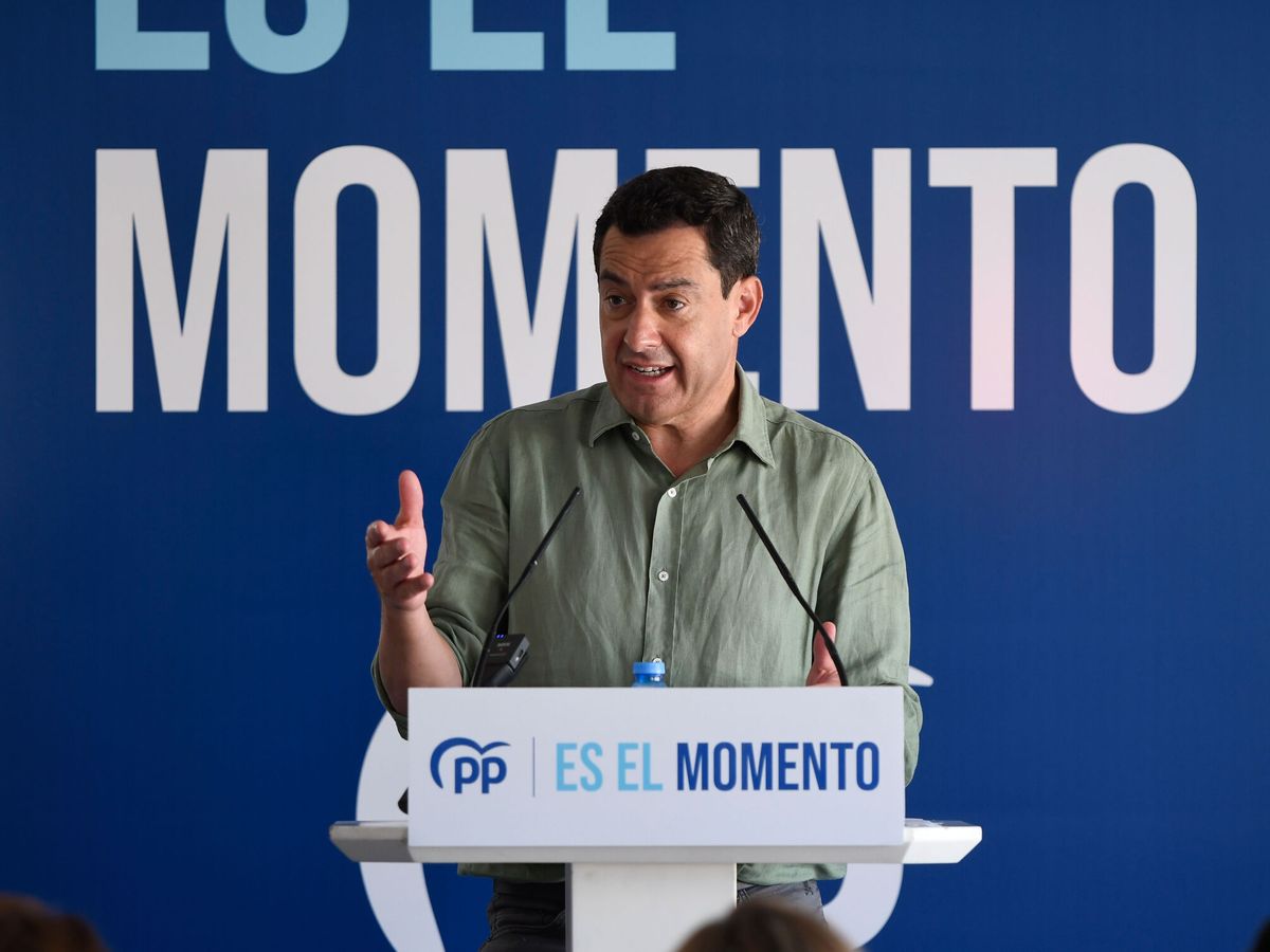 Foto: El presidente del PP en Andalucía, Juanma Moreno. (EFE/Carlos Barba)