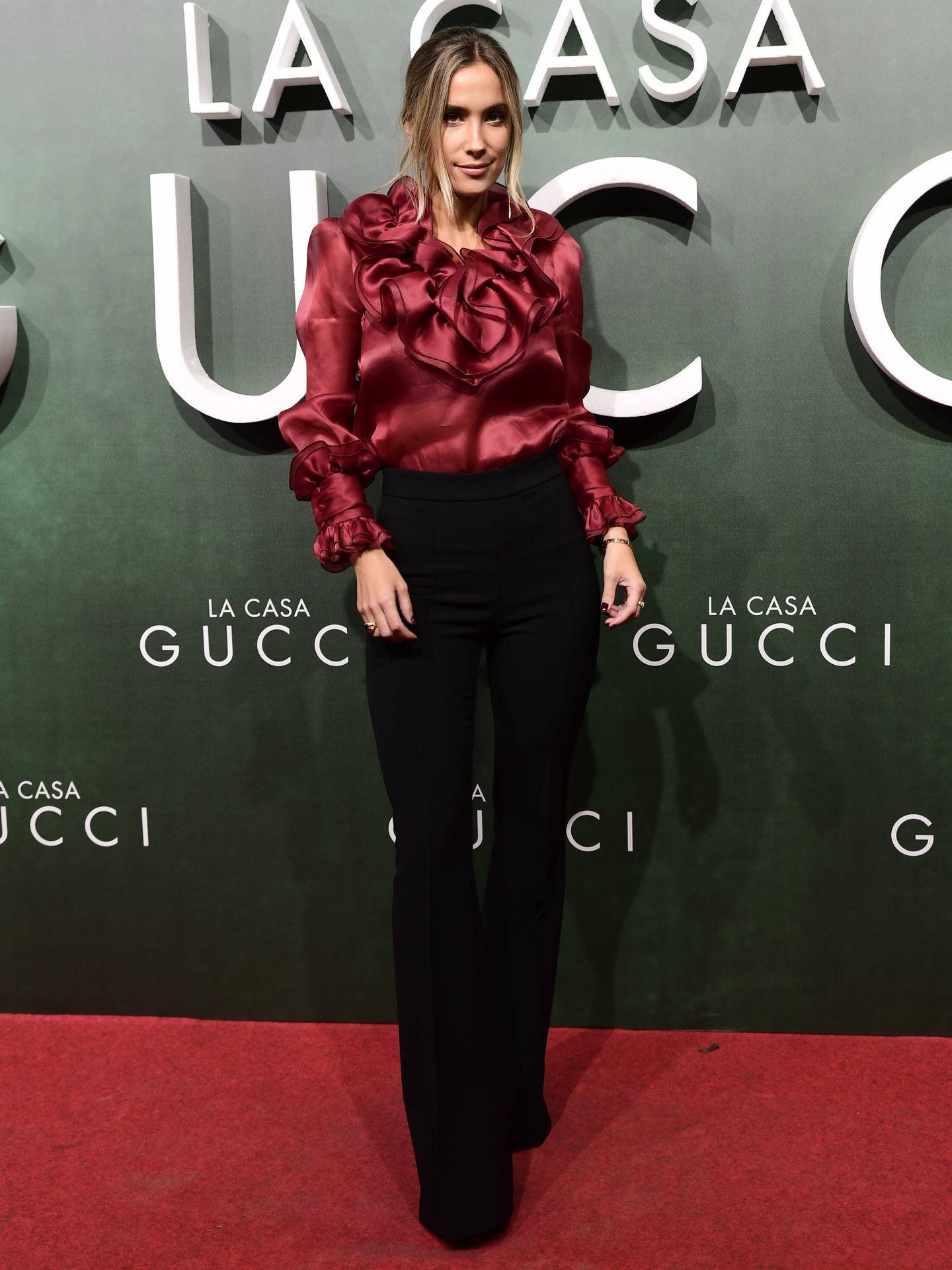 María Pombo, en el estreno de 'La casa Gucci'. (Jose Gegundez)