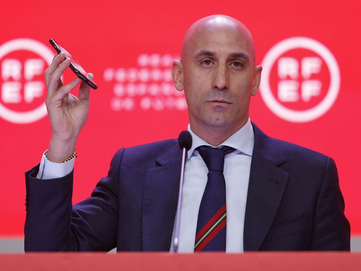 Foto: Luis Rubiales, presidente de la Real Federación Española de Fútbol. (EFE/Rodrigo Jiménez)