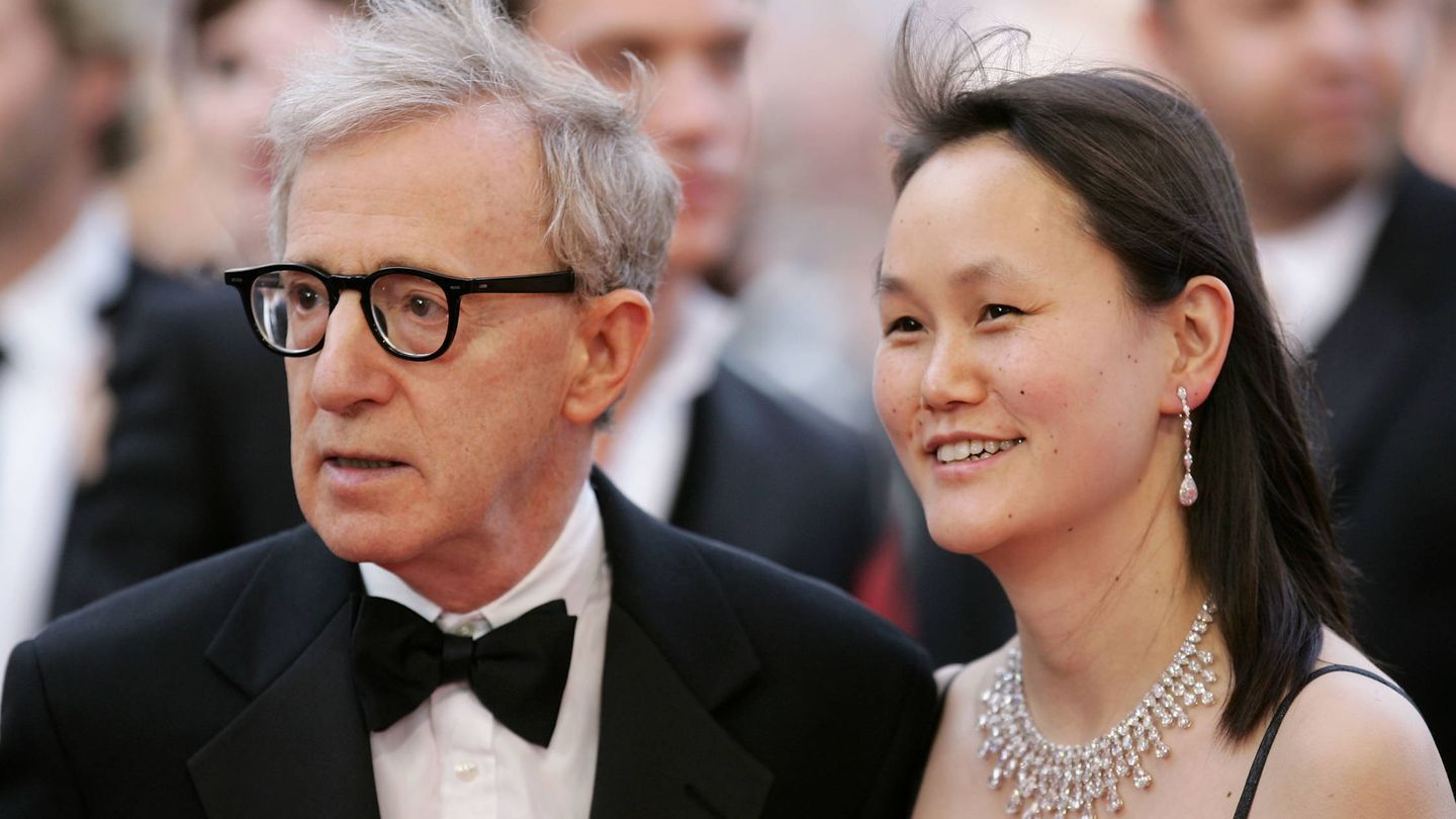  Woody Allen y Soon-Yi, en el Festival de Cannes. (Getty)