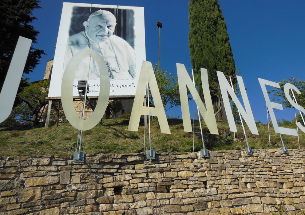 Foto: Homenaje a Juan XXIII en Sotto il Monte. (Foto: IRPI)