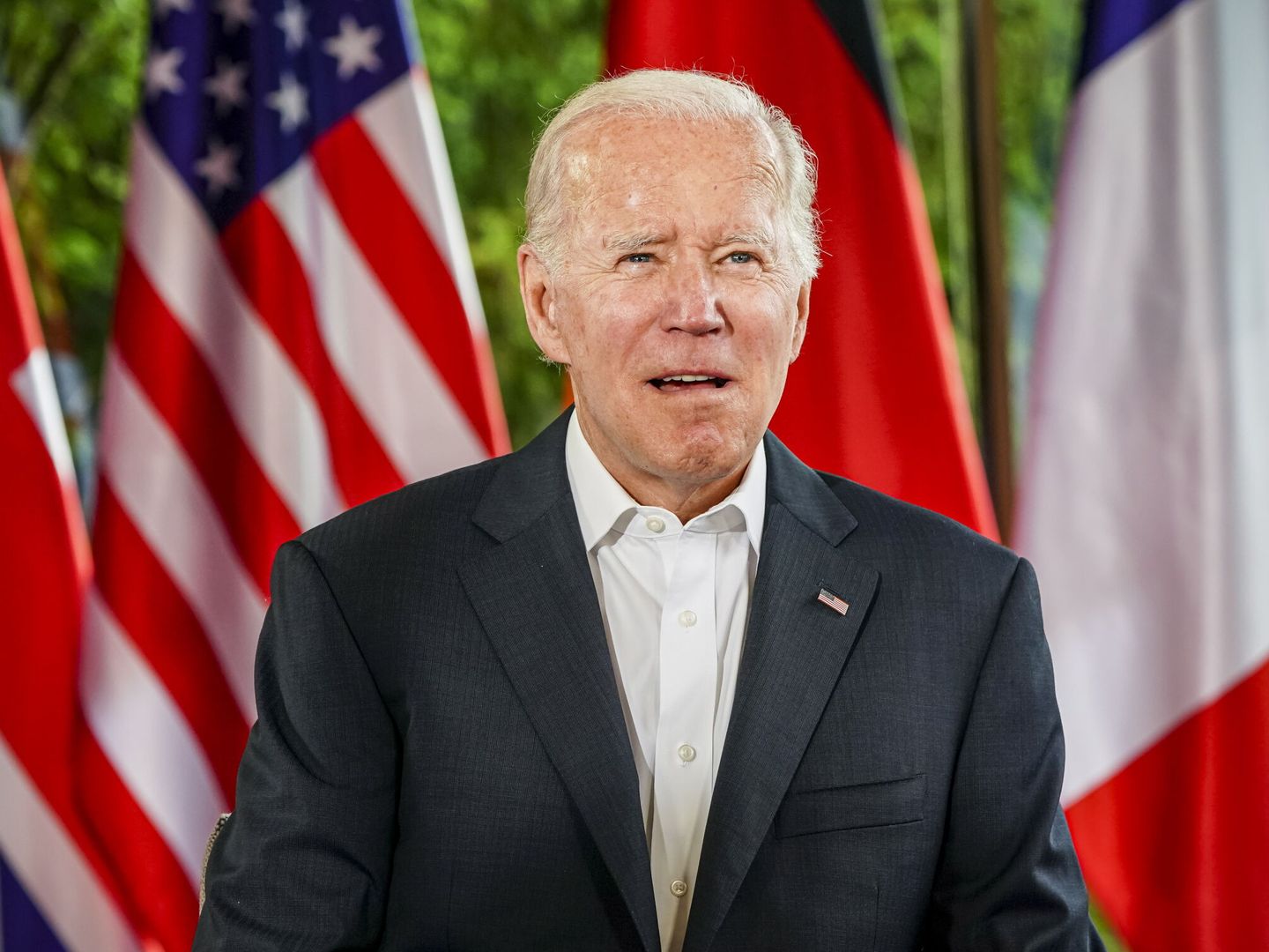 El presidente estadounidense, Joe Biden, durante la cumbre del G7. (EFE/ Clemens Bilan) 