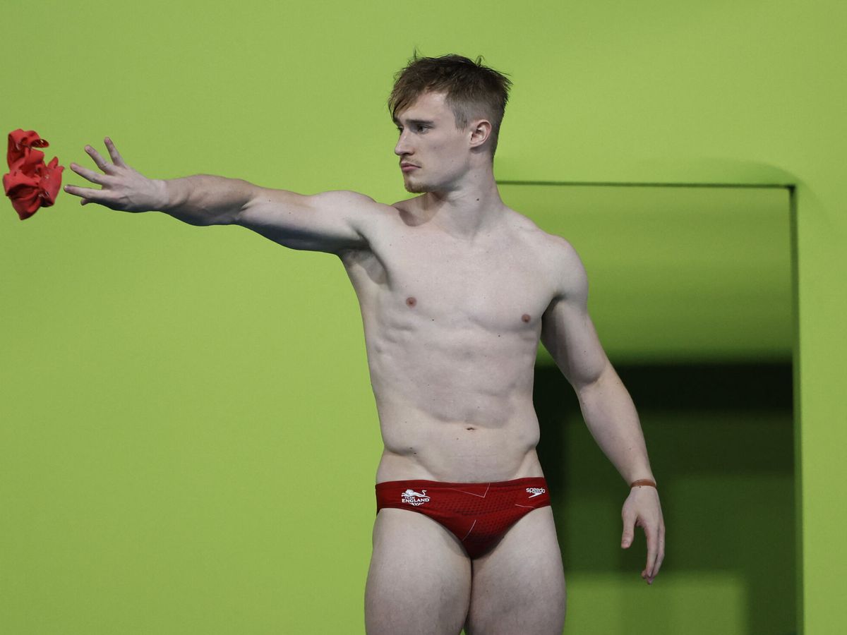 Foto: Jack Laugher, uno de los atletas británicos del momento. (Reuters/Stefan Wermuth)