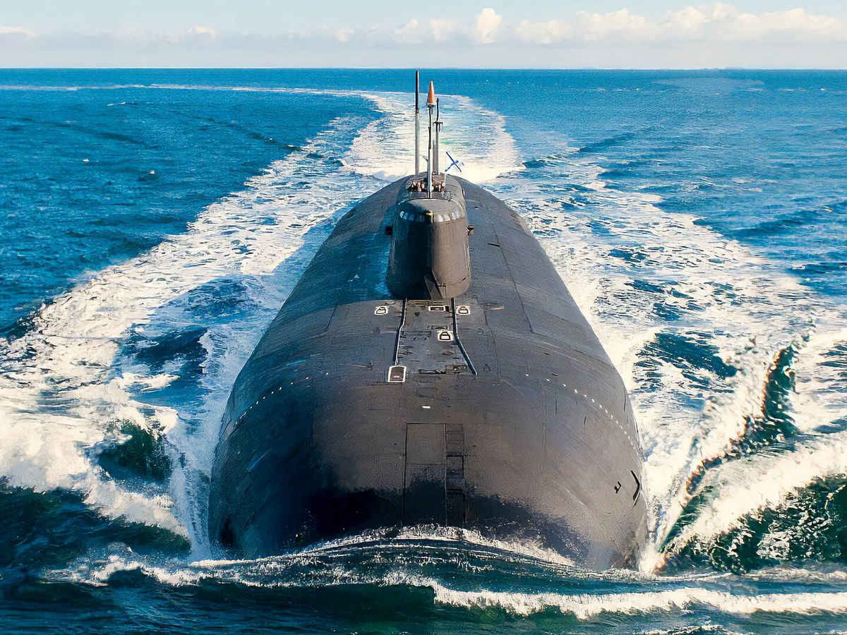 Foto: El Belgorod, el submarino que carga el peligroso torpedo ruso. (Marina rusa)