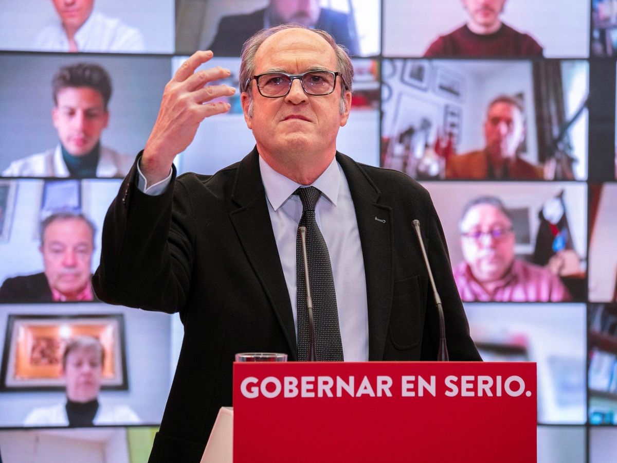 Foto: El candidato socialista para la presidencia de la Comunidad de Madrid, Ángel Gabilondo. (EFE)
