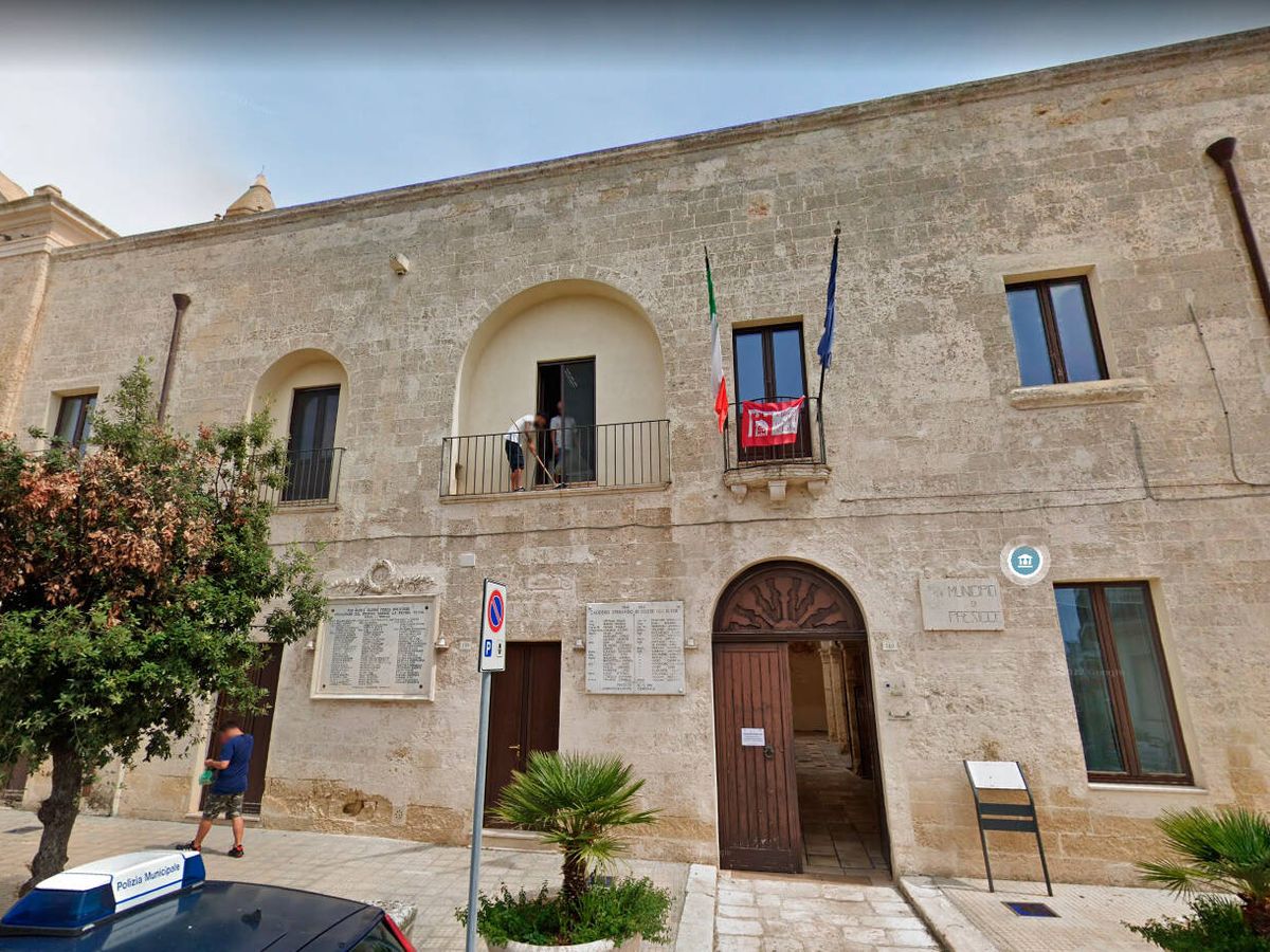 Foto: El Ayuntamiento de Presicce, en el sur de Italia (Google Maps)