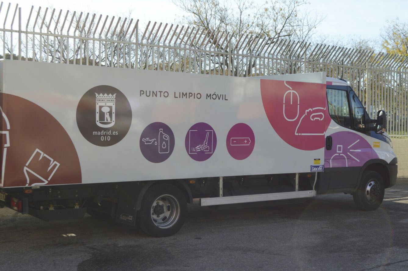 Camión del punto limpio móvil. (Ayuntamiento de Madrid)