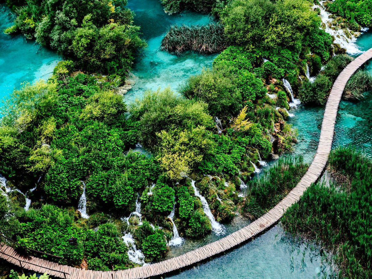 Foto: Parque nacional de los Lagos de Plitvice, en Croacia (Pixabay)