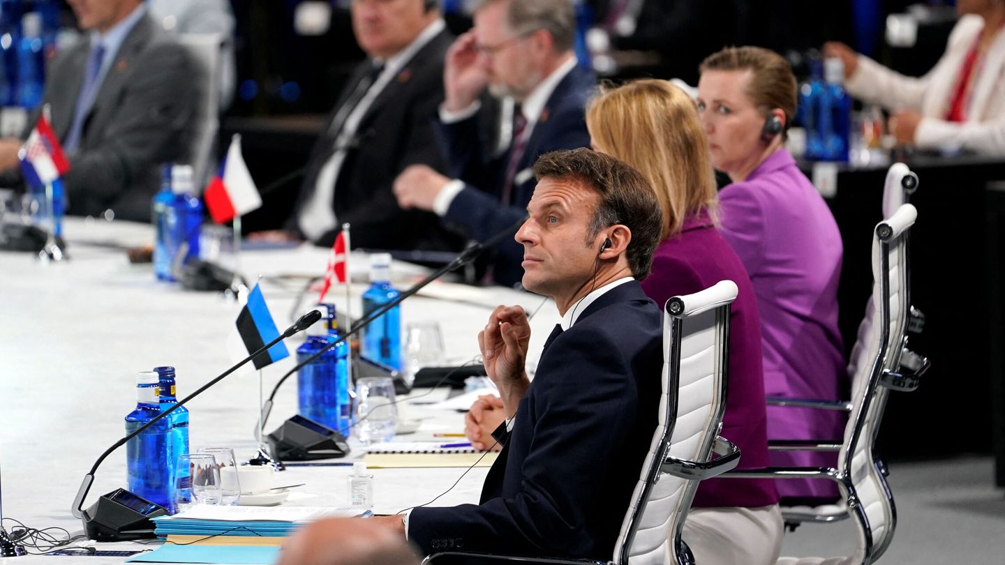 Emmanuel Macron, en la cumbre. (Reuters/Susan Walsh)