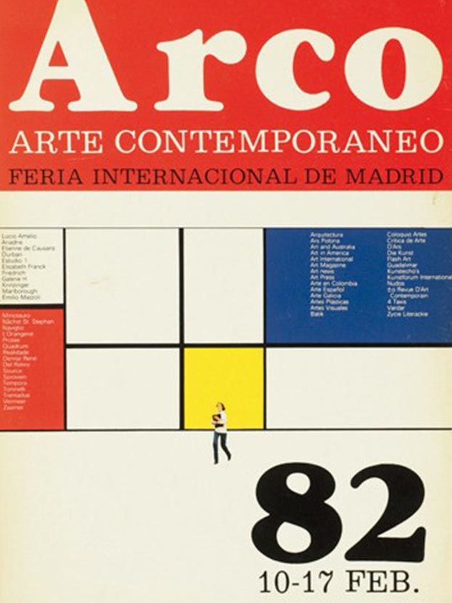 Cartel de la primera edición de ARCO.