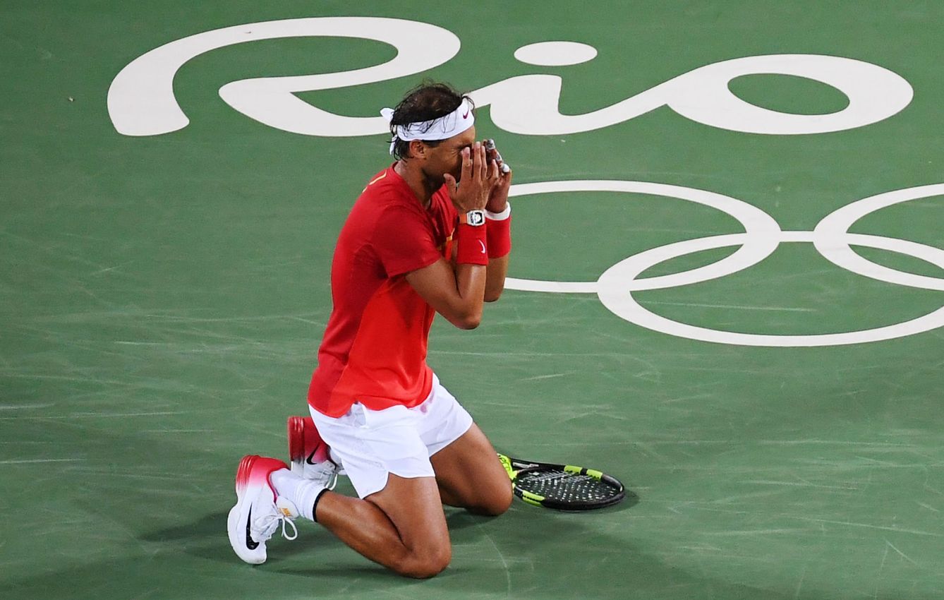 Nadal ganó el oro en dobles junto a Marc López (Toby Melville/Reuters).