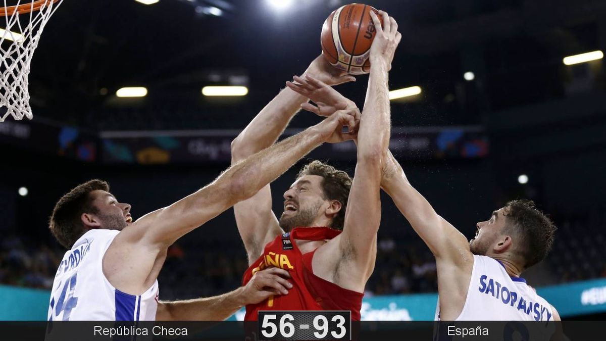 República Checa tampoco es rival para una España que se pasea en el EuroBasket