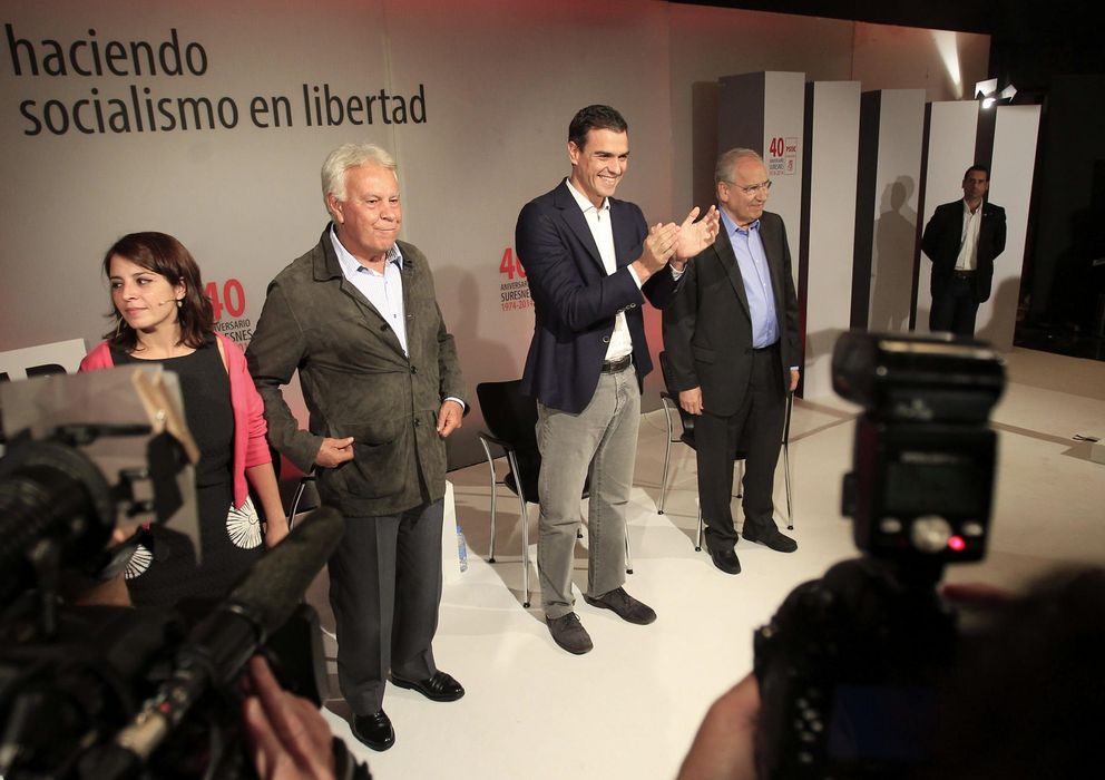 Foto: Sánchez, en el 40 aniversario del Congreso del PSOE en Suresnes. (EFE)