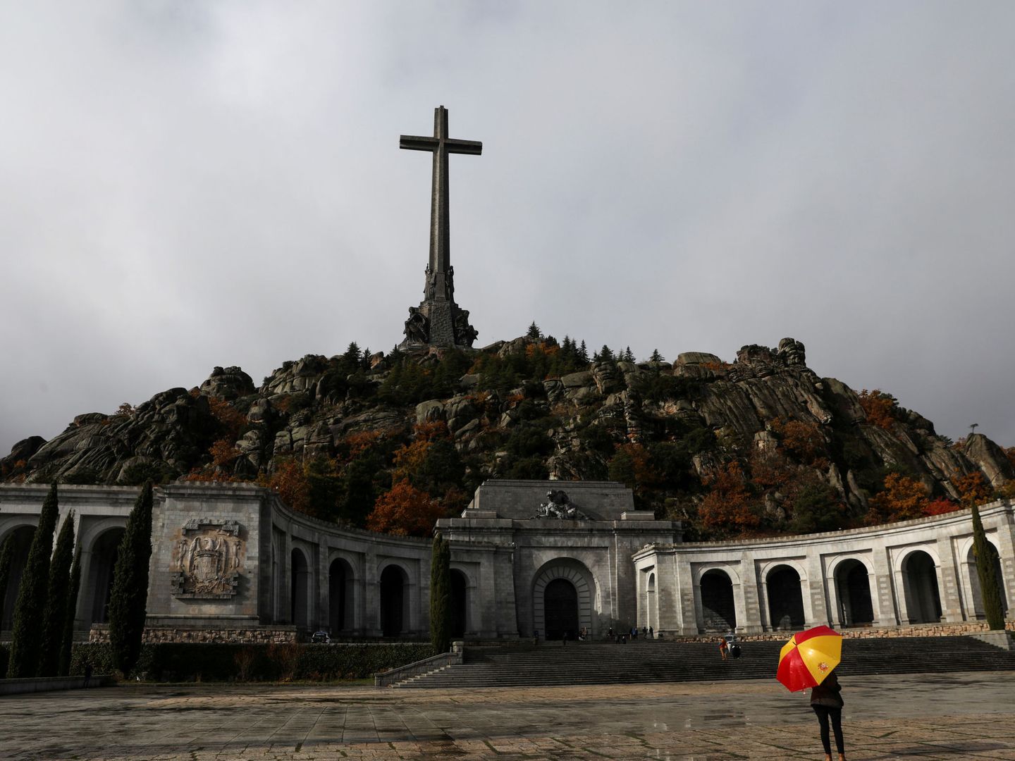 La basílica del Valle de los Caídos, el pasado 20 de noviembre. (Reuters)