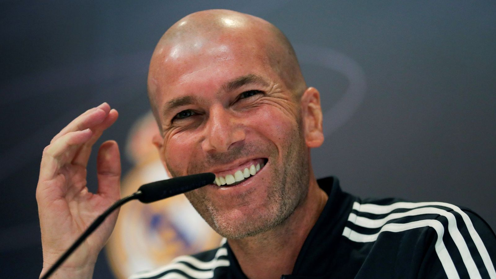 Foto: Zinédine Zidane dio este sábado una rueda de prensa previa al Real Madrid-Huesca. (EFE)
