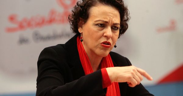 Foto: La candidata al Congreso del PSOE por Guadalajara y ministra de Trabajo, Migraciones y Seguridad Social, Magdalena Valerio. (EFE)
