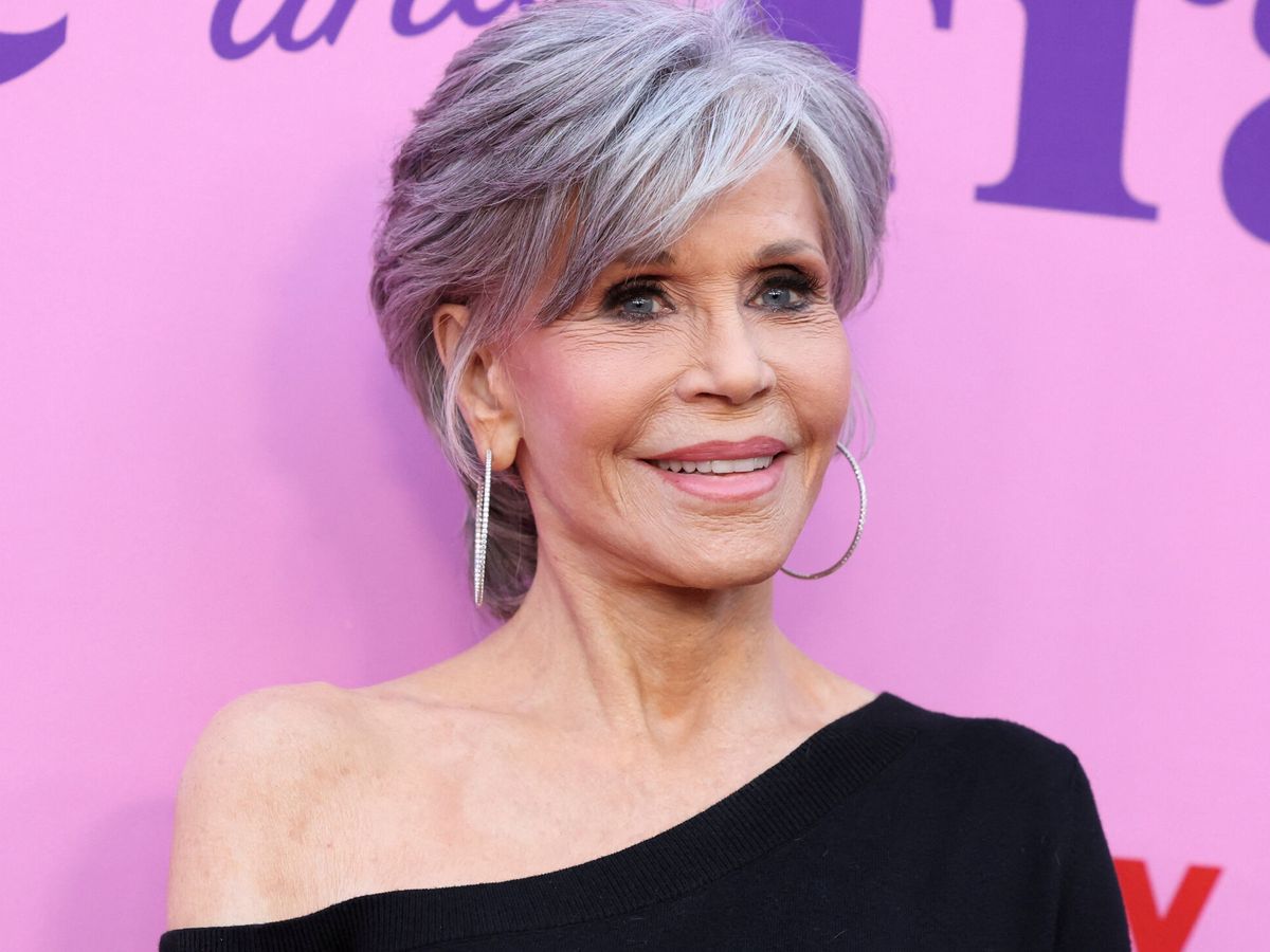 Foto: Jane Fonda, en la presentación de su serie 'Grace y Frankie' de Netflix en Los Ángeles. (Reuters/Mario Anzuoni)