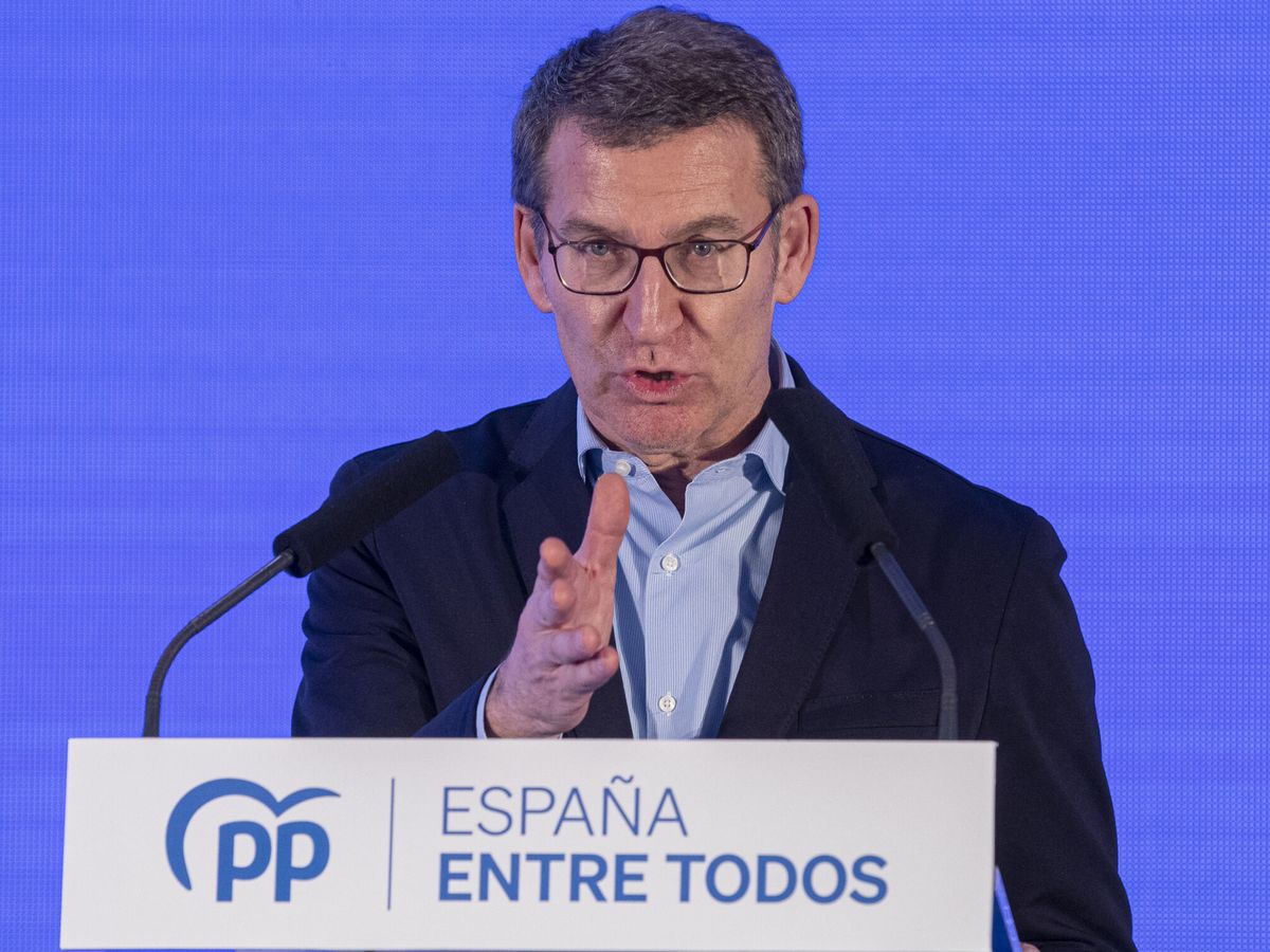 Foto: El presidente del Partido Popular, Alberto Núñez Feijóo. (EFE/Marcial Guillén)