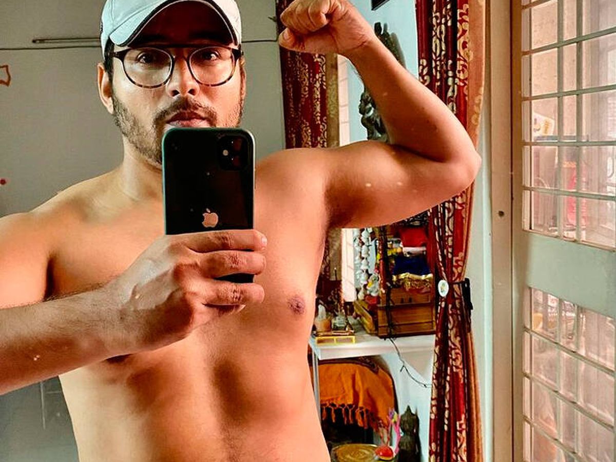 Foto: Divyanshu Kumar está feliz con su transformación (Instagram)