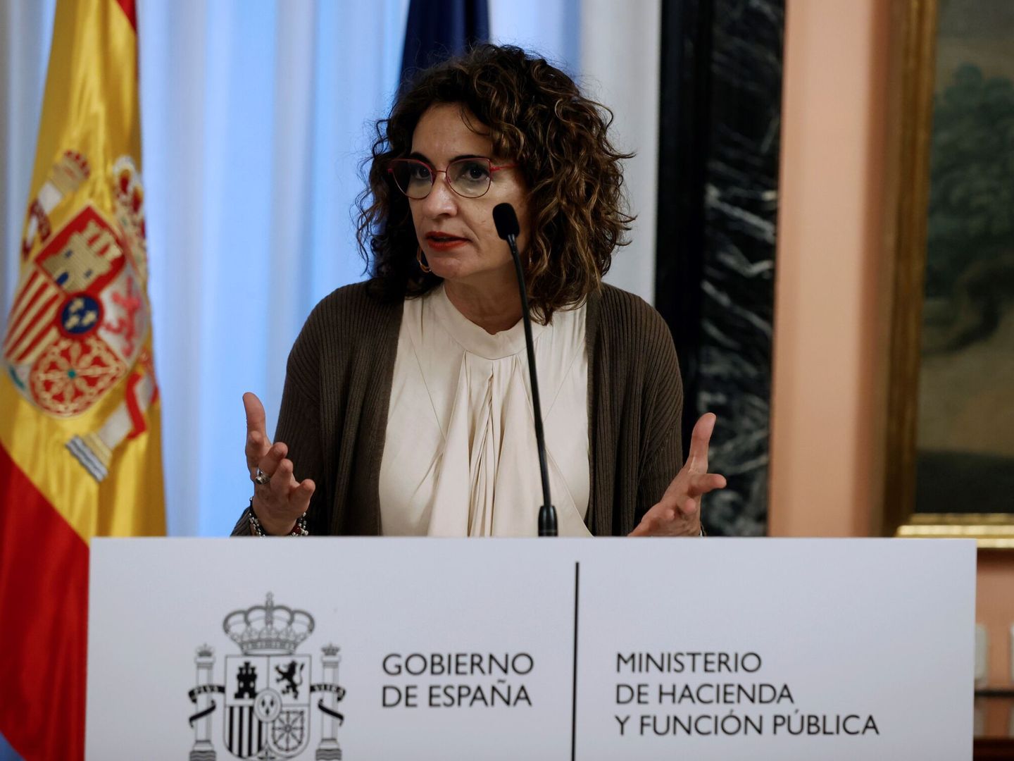 La ministra de Hacienda, María Jesús Montero. (EFE/Juan Carlos Hidalgo) 