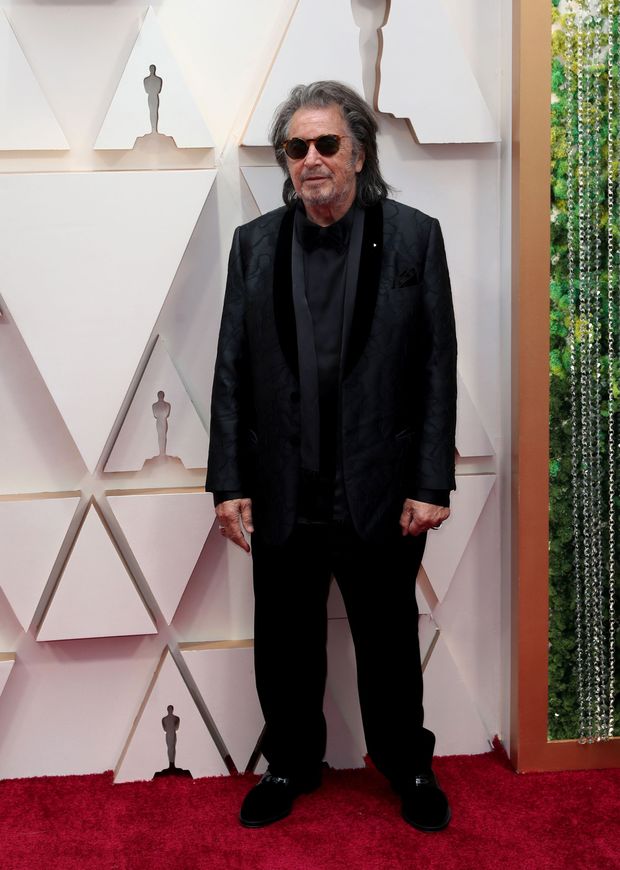 Al Pacino, en la alfombra roja de los Oscar en 2020. (EFE/EPA/David Swanson)