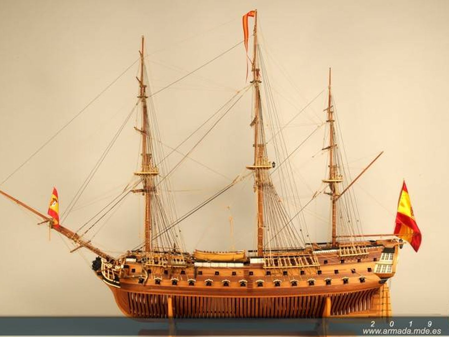 Imagen del navío San Telmo. (Armada española)