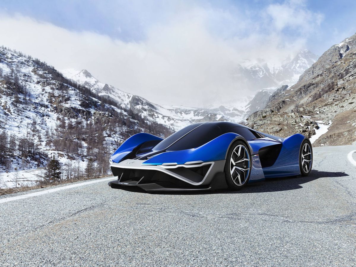 Foto: El Supercar con motor de hidrógeno A4810 de Alpine (Alpine)