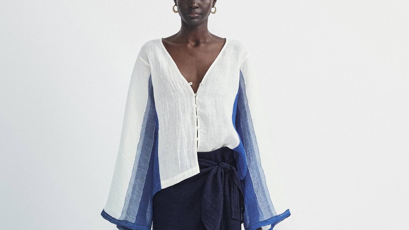 Elegante y de aire bohemio: la blusa de los special prices de Massimo Dutti