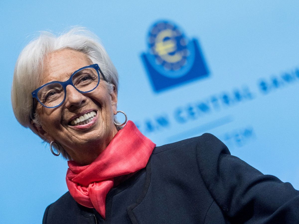 Foto: Christine Lagarde, presidenta del BCE.