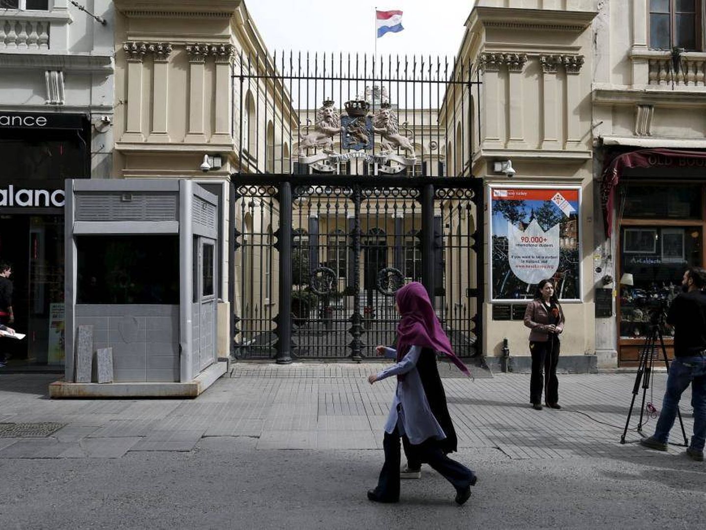 El consulado holandés en Estambul (Reuters)