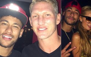 Neymar, de fiesta en Ibiza junto a Paris Hilton y Schweinsteiger
