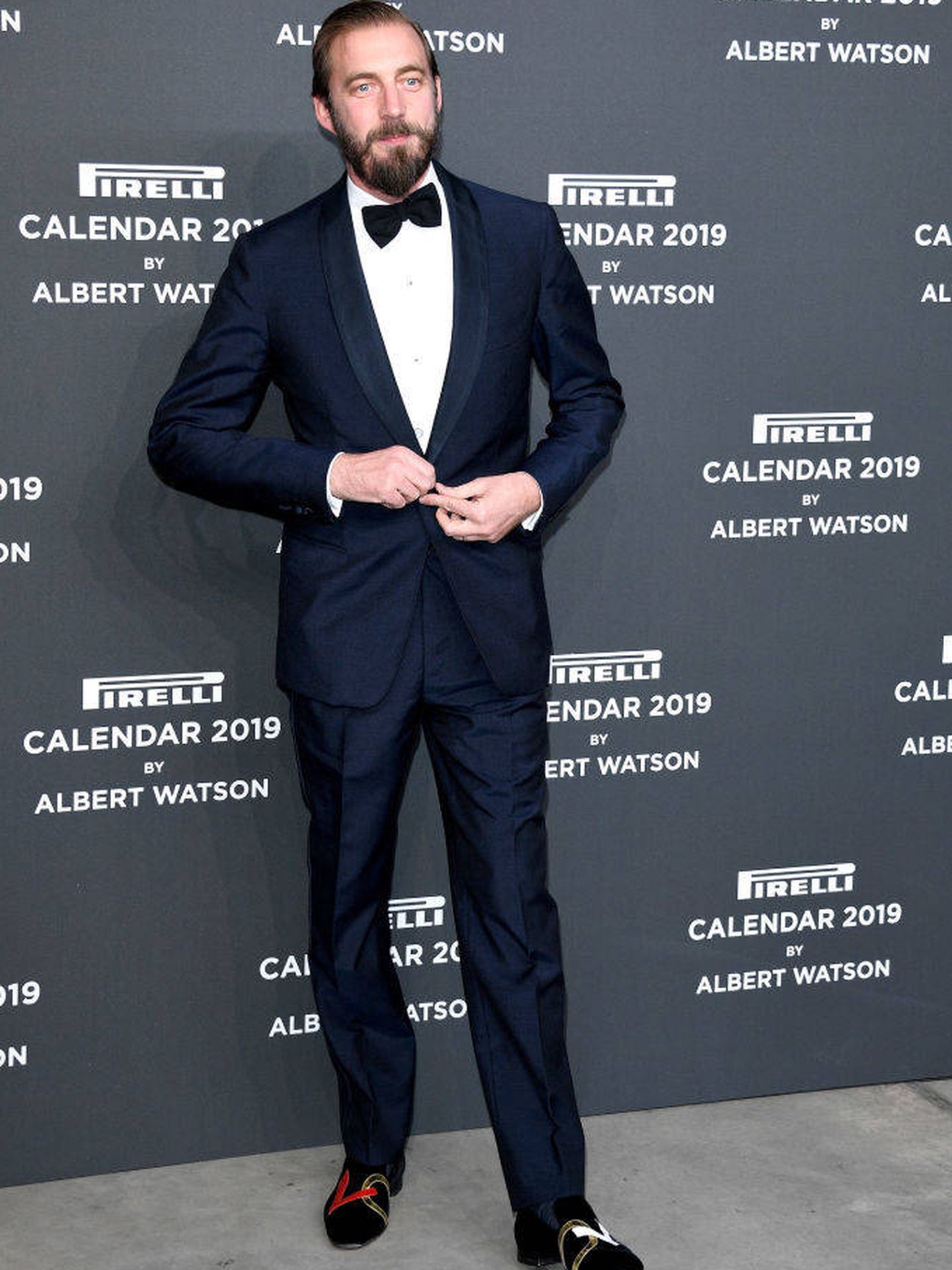 El príncipe, en la presentación del calendario Pirelli de 2019. (Getty)
