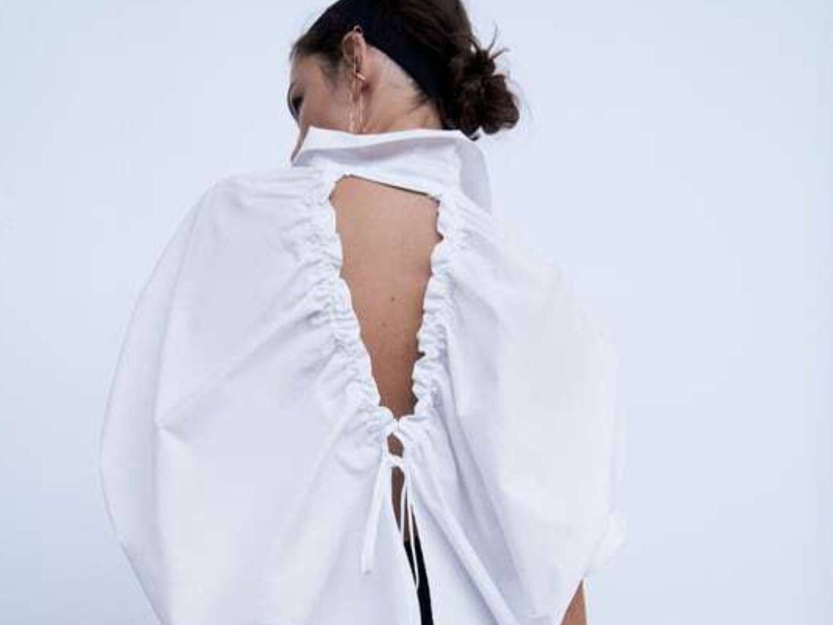 Exclusivo Silicio Bergantín La camisa de Zara con sorpresa en la espalda para volver al trabajo y ser  la mejor vestida
