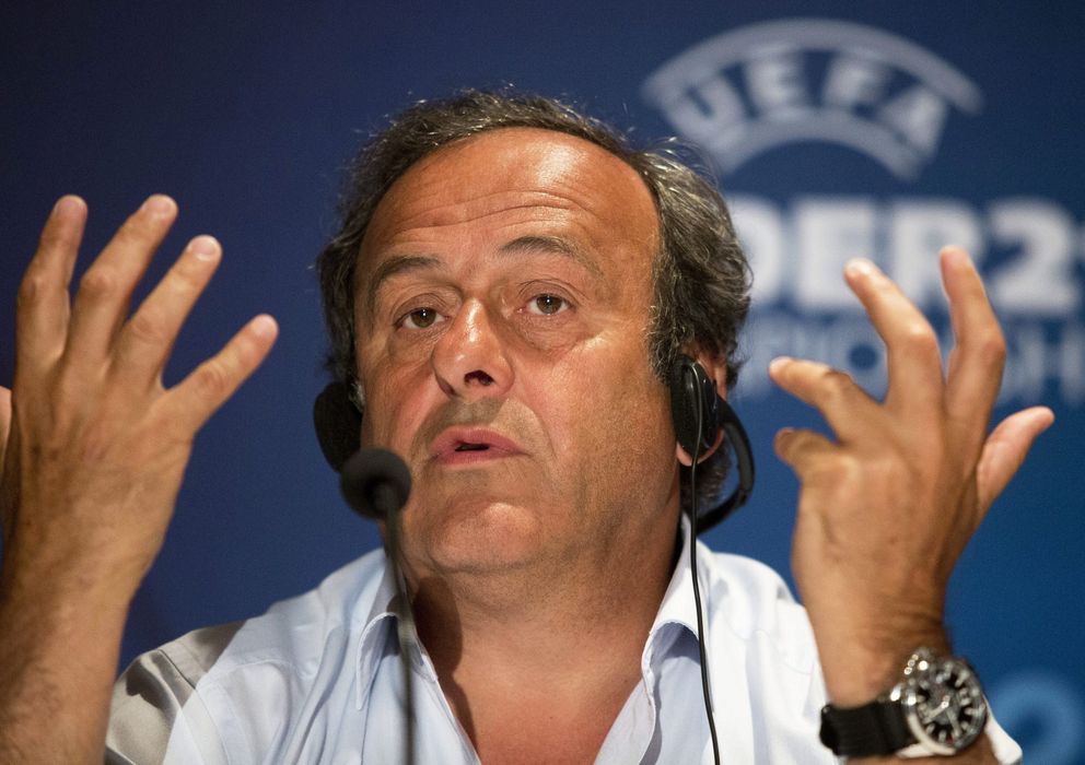 Foto: El francés Michel Platini, máximo mandatario de la UEFA.